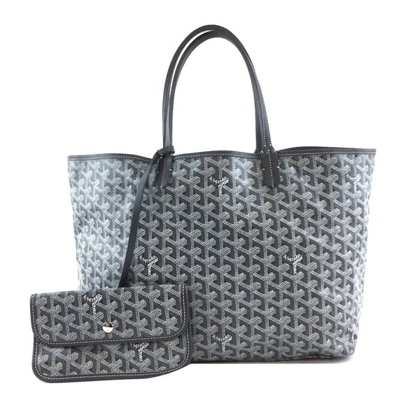 Goyard Grey St Saint Louis Pm Tote with Pochette